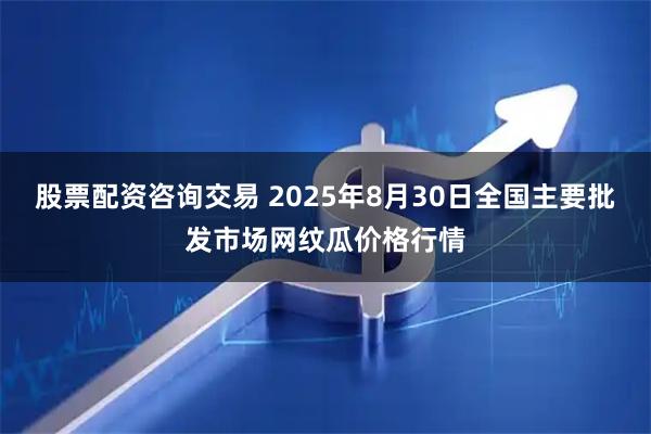 股票配资咨询交易 2025年8月30日全国主要批发市场网纹瓜价格行情