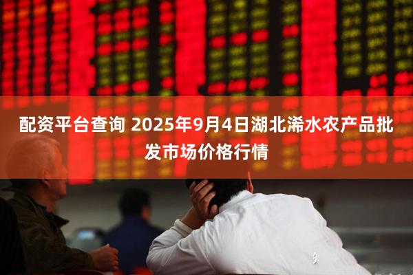 配资平台查询 2025年9月4日湖北浠水农产品批发市场价格行情